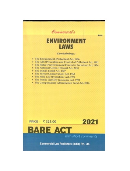 Environment Laws (2021 Edition) 9789390303953