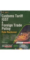 R K Jain's Customs Tariff IGST & Foreign Trade policy Rate Reckoner 