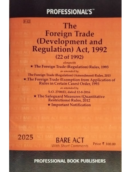 The Foreign Trade (Development and Regulation)Act,1992 