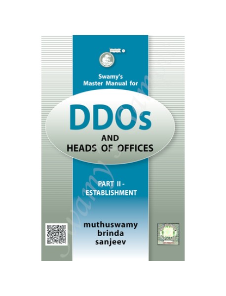 Master Manual For Ddos Part II – 2021 S-8 By Muthuswamy, Brinda, Sanjeev Published By Swamy Publisher
