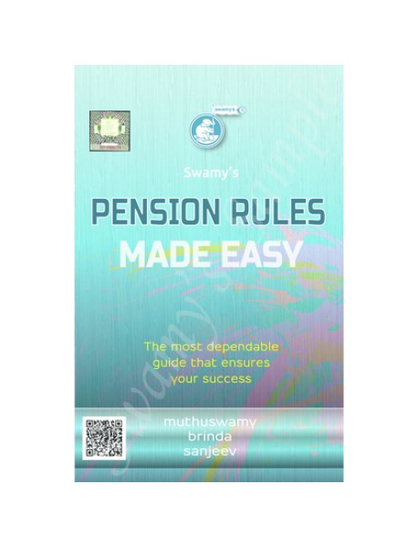 Pension Rules Made Easy – 2021 G-2 By Muthuswamy, Brinda, Sanjeev Published By Swamy Publisher