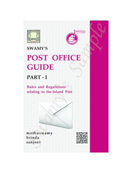 Post Office Guide - Part 1 – 2021 G-31 by Muthuswamy, Brinda, Sanjeev Published By Swamy Publisher