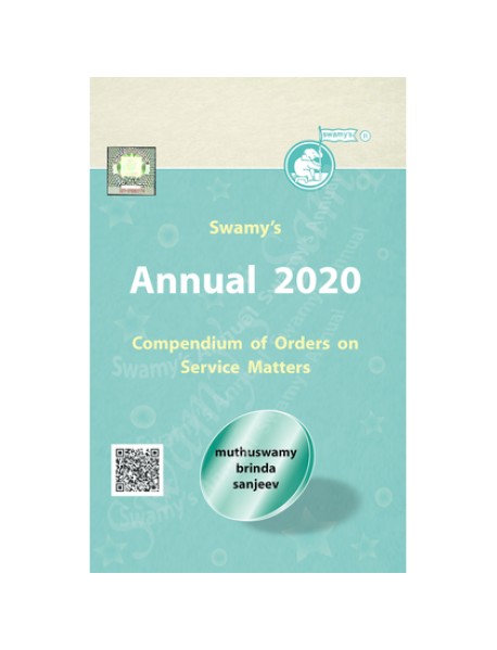 Swamys Annual 2020 (Compendium) – 2021 C-120 By Muthuswamy, Brinda, Sanjeev Published By Swamy Publisher