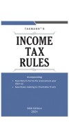 Income Tax Rules (Set Of 2 Volumes) –March 2021 58th Edition by Taxmann