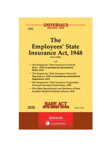 Employees' State Insurance Act, 1948 along with Rules and Regulations