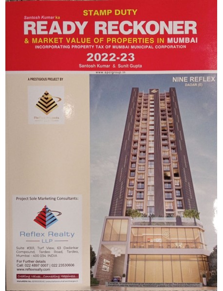 STAMP DUTY READY RECKONER and MARKET VALUE OF PROPERTIES IN MUMBAI 2023-24 BY SANTOSH KUMAR