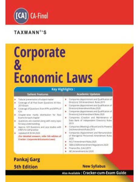 Corporate & Economic Laws (CA- Final) - New Syllabus
