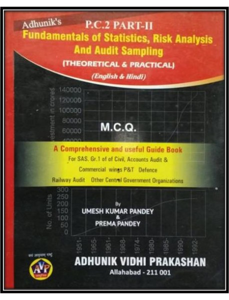 PC-2 PART-II Fundamentals of Statistics, Risk Analysis And Audit Sampling (English & Hindi) (MCQ)