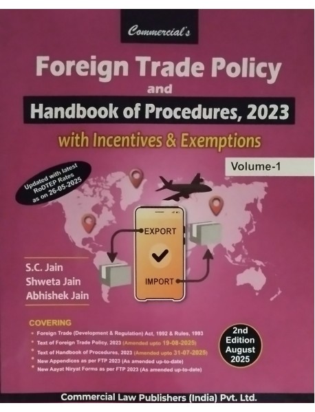 Foreign Trade Policy and Handbook of Procedures,2023 with Incentives & Exemptions 