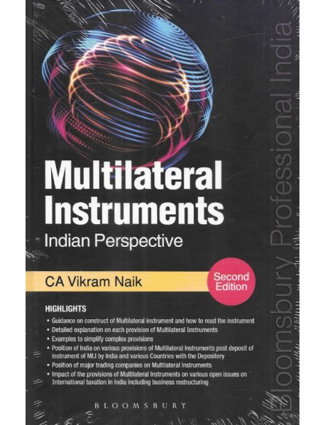 Multilateral Instruments - An Indian Perspective  By CA Vikram Naik Published by Bloomsbury Professional India Paperback 2nd edition 2020