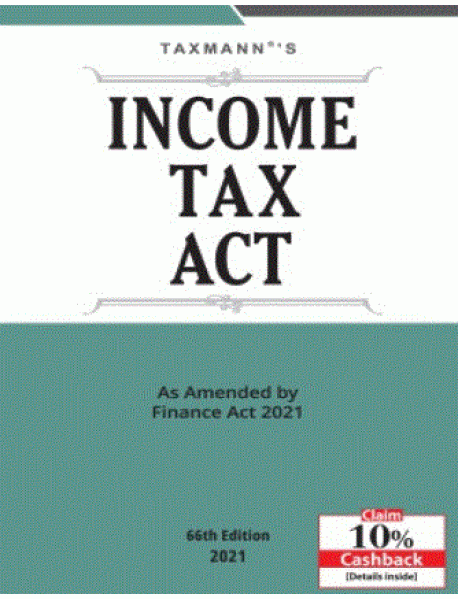 Income Tax Act By Taxmann 66th Edition march 2021