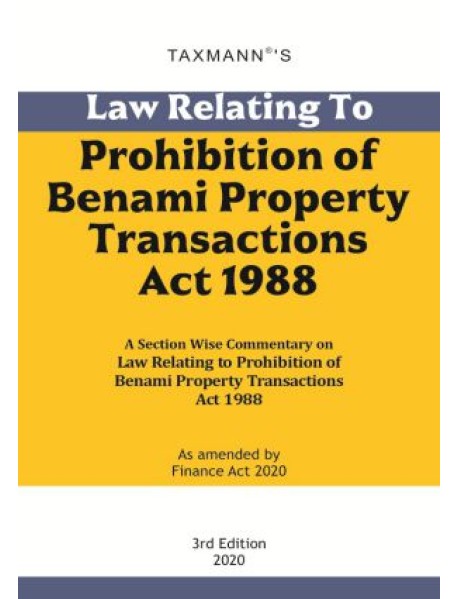 Law Relating To Prohibition of Benami Property Transactions Act 1988