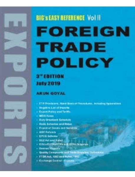 BIG'S Easy Reference Foreign Trade Policy As on 5  july 2019 
