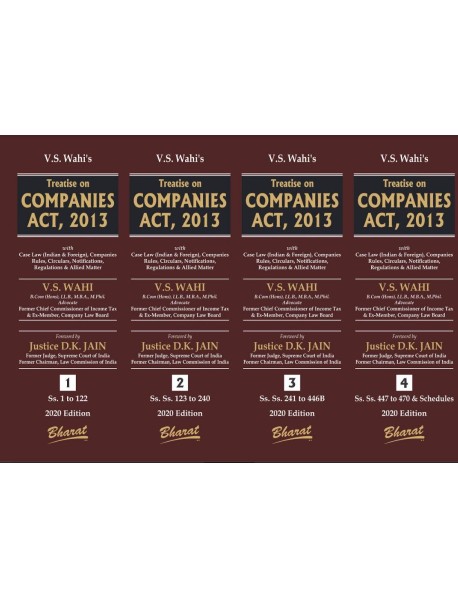 Treatise on Companies Act 2013 2020 edition (set of four volumes)