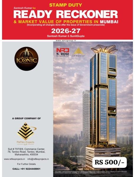 Santosh Kumar Stamp Duty Ready Reckoner and Market Value of Properties in Mumbai 2026-27