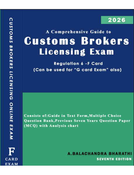 A Comprehensive Guide to Customs Brokers Licensing Exam Regulation 6 -F Card CBLR 2026