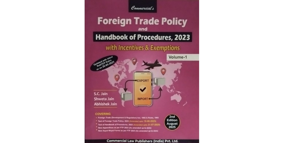 Foreign Trade Policy and Handbook of Procedures,2023 