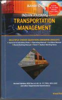 INDIAN RAILWAY TRANSPORTATION MANAGEMENT 6TH EDITION 2023 PUBLISHED BY BAHRI BROTHERS